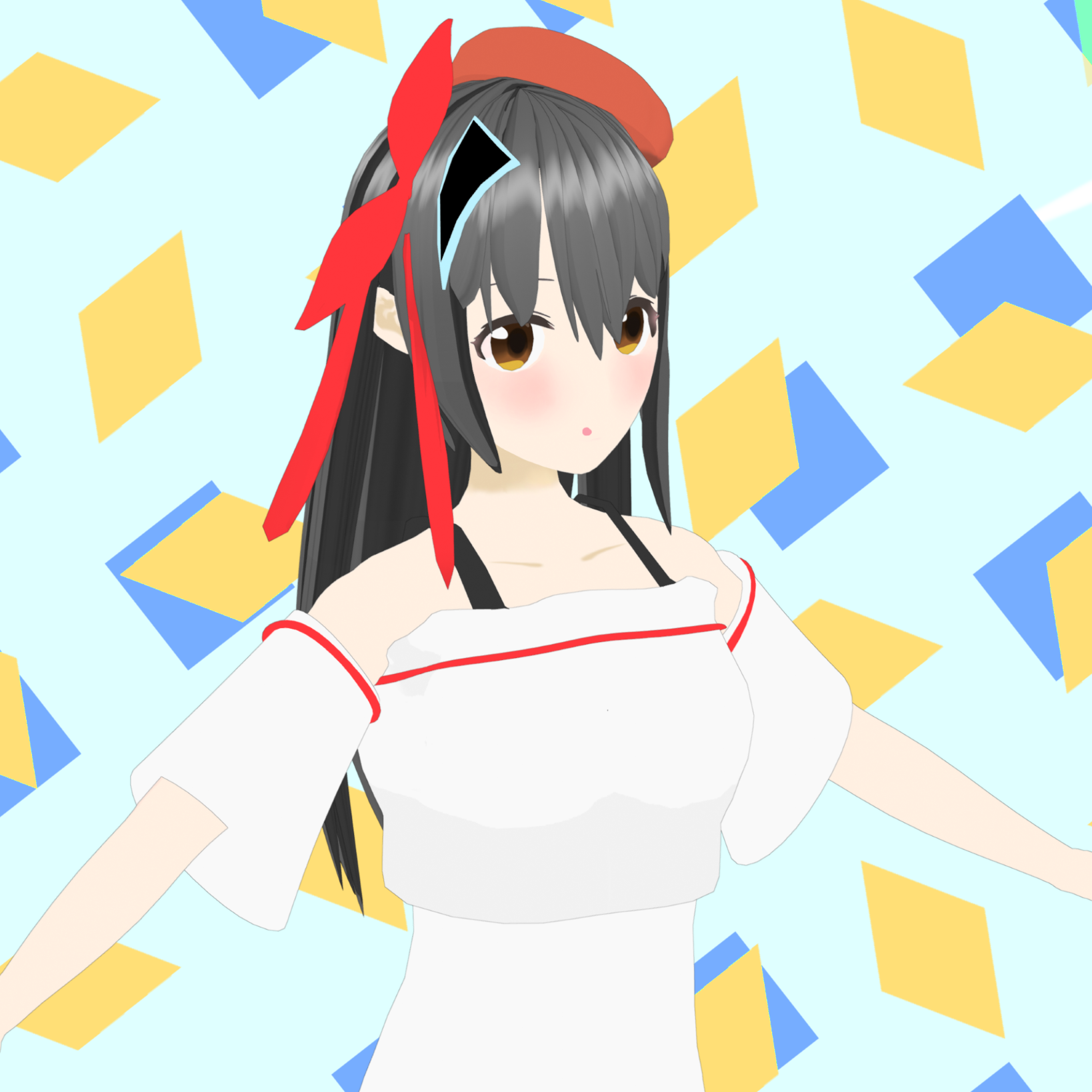 横井陽菜 V3紅白スタイルビジュアル